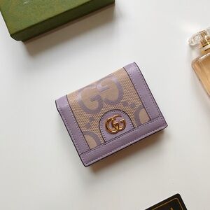 Gucci GG Marmont Jumbo GG Compact Wallet